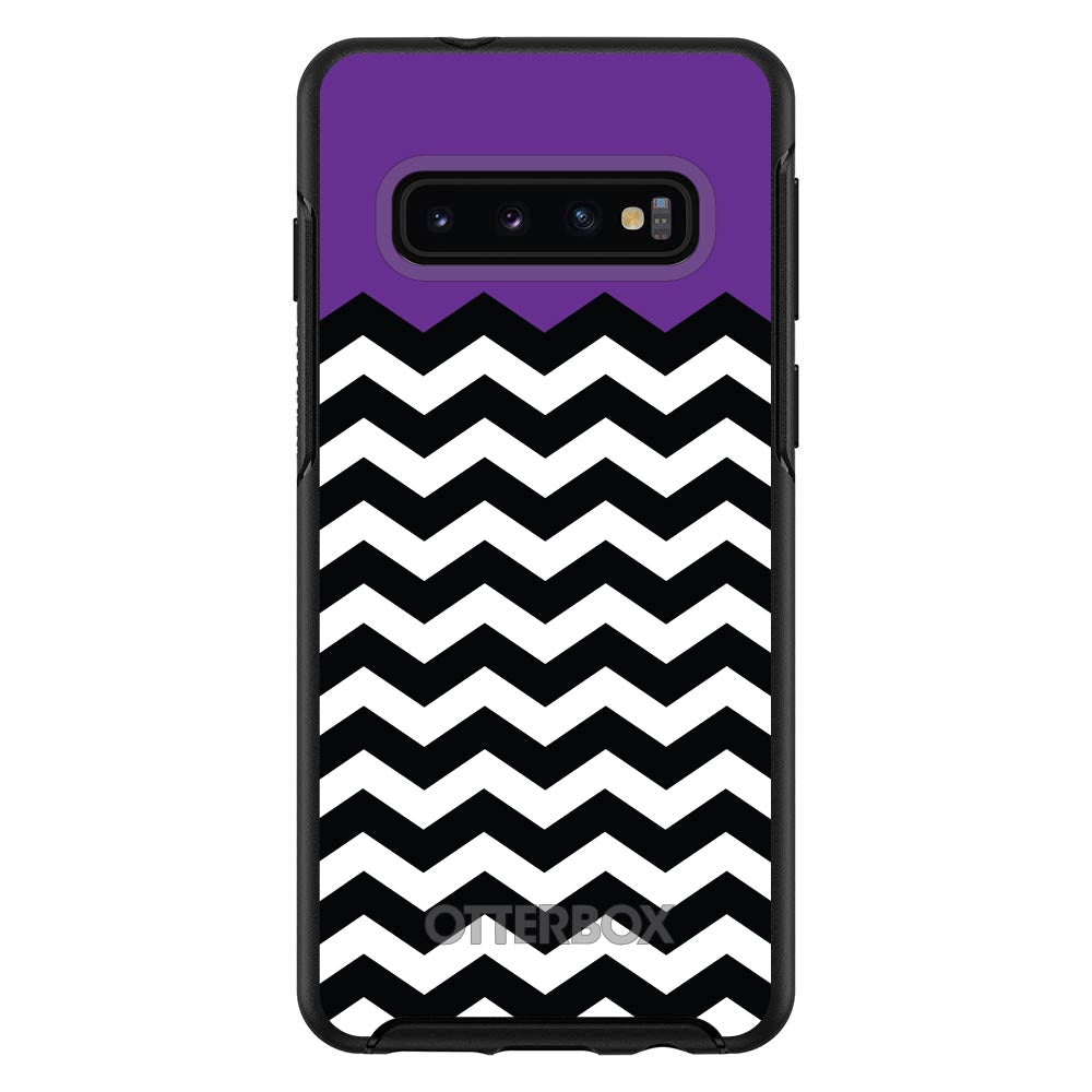 Black White Purple Chevron OtterBox Symmetry Case for iPhone & Galaxy, view 6