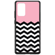 DistinctInk™ OtterBox Symmetry Series Case for Apple iPhone / Samsung Galaxy / Google Pixel - Black White Pink Chevron