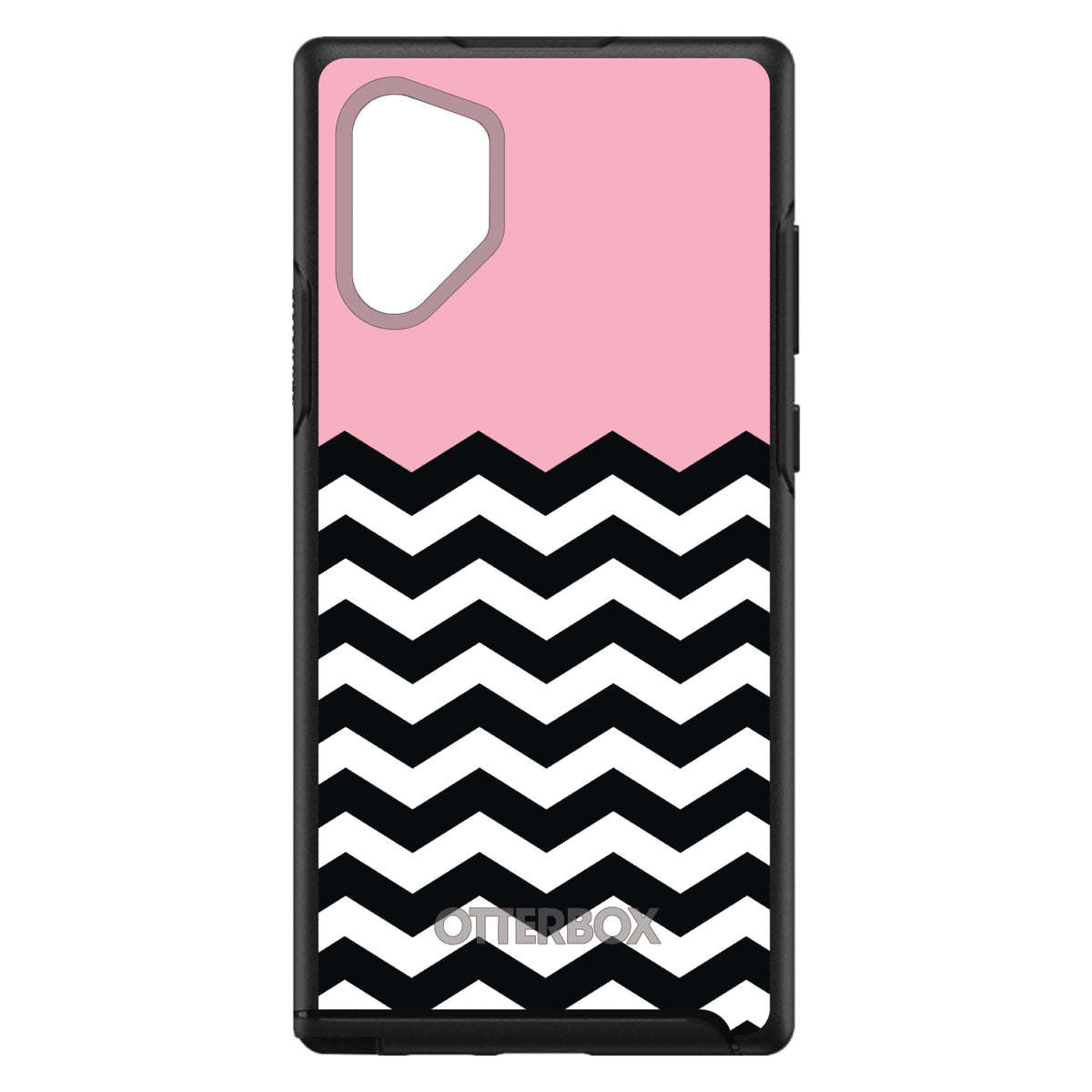 Black White Pink Chevron OtterBox Symmetry Case for iPhone & Galaxy, view 11