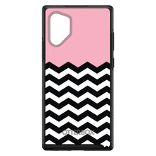 DistinctInk™ OtterBox Symmetry Series Case for Apple iPhone / Samsung Galaxy / Google Pixel - Black White Pink Chevron
