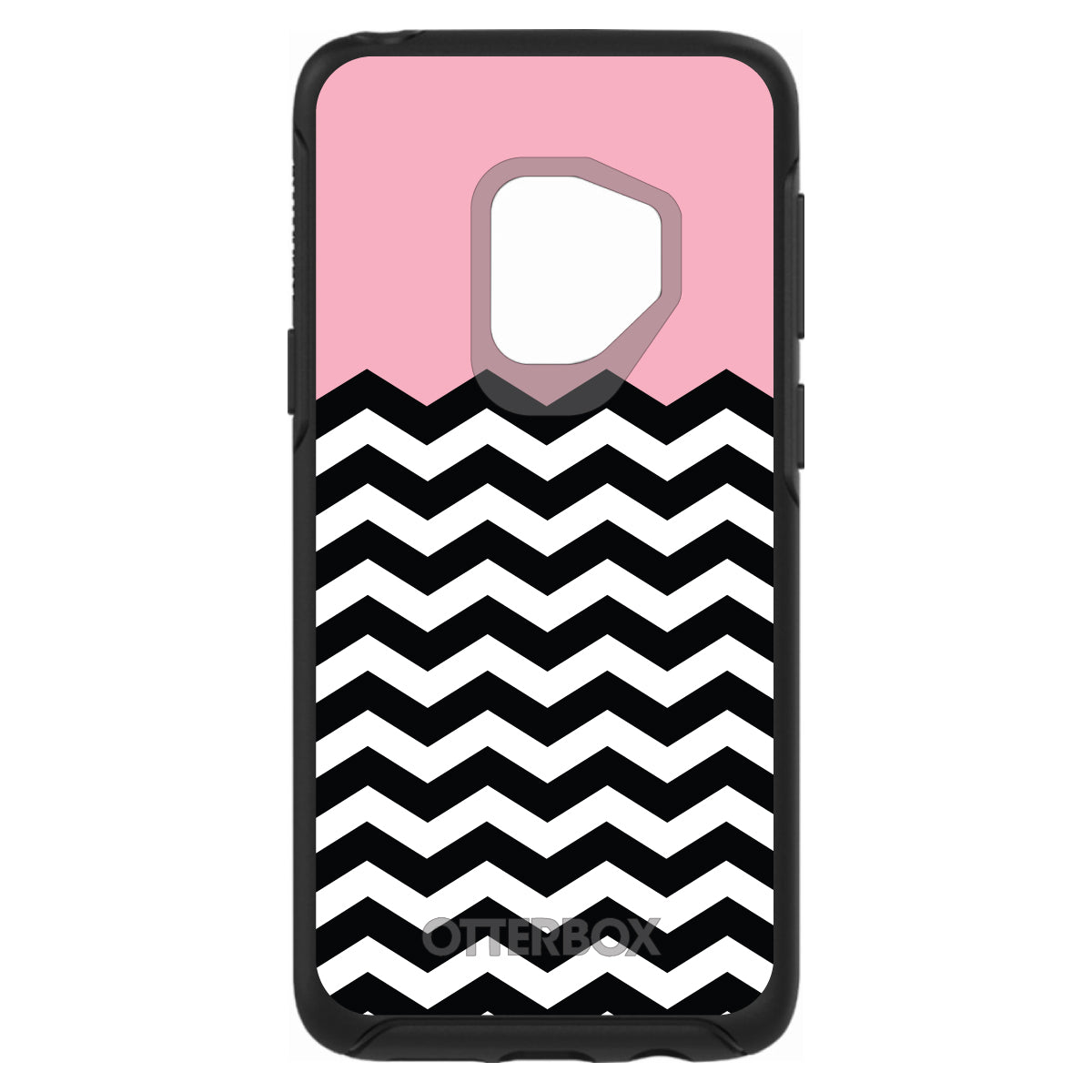Black White Pink Chevron OtterBox Symmetry Case for iPhone & Galaxy, view 8
