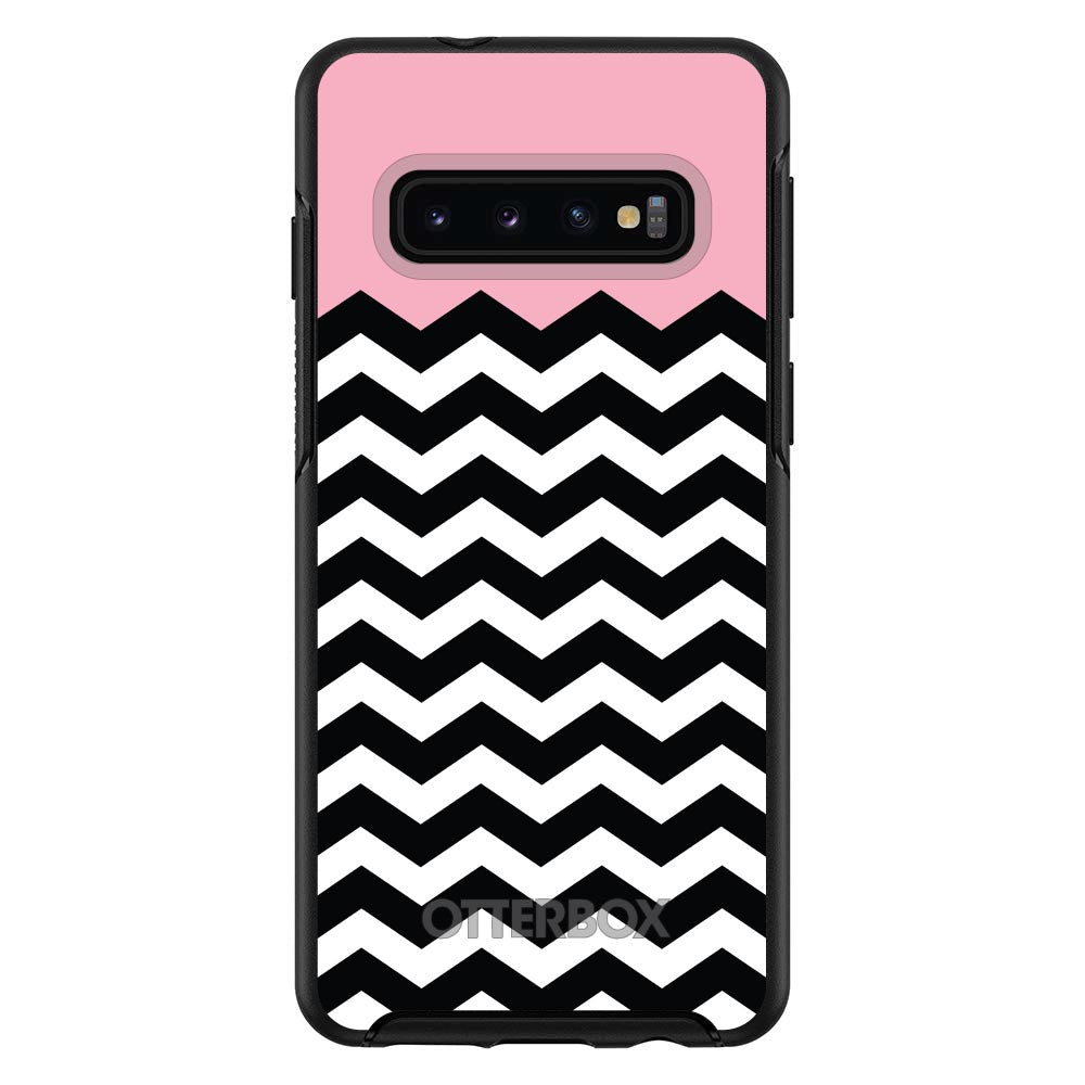 Black White Pink Chevron OtterBox Symmetry Case for iPhone & Galaxy, view 6