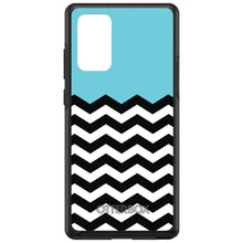 DistinctInk™ OtterBox Symmetry Series Case for Apple iPhone / Samsung Galaxy / Google Pixel - Black White Blue Chevron