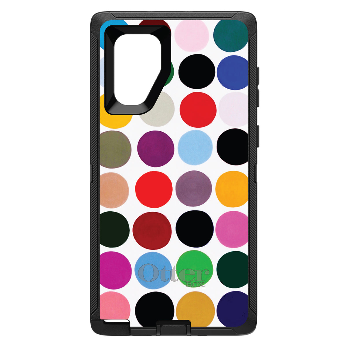 Rainbow Polka Dots OtterBox Defender Case for iPhone & Galaxy, view 15