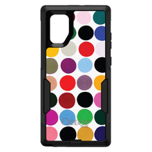 DistinctInk™ OtterBox Commuter Series Case for Apple iPhone or Samsung Galaxy - Rainbow Polka Dots