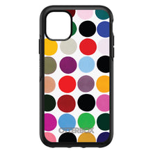 DistinctInk™ OtterBox Symmetry Series Case for Apple iPhone / Samsung Galaxy / Google Pixel - Rainbow Polka Dots