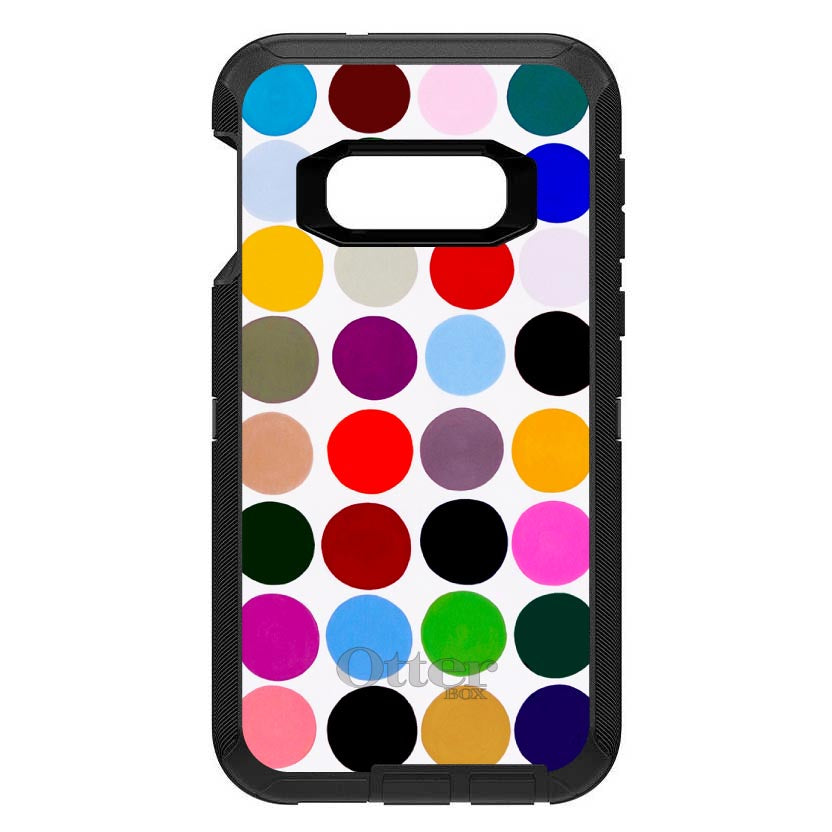 Rainbow Polka Dots OtterBox Defender Case for iPhone & Galaxy, view 10