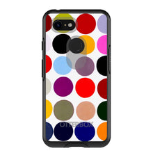 DistinctInk™ OtterBox Symmetry Series Case for Apple iPhone / Samsung Galaxy / Google Pixel - Rainbow Polka Dots