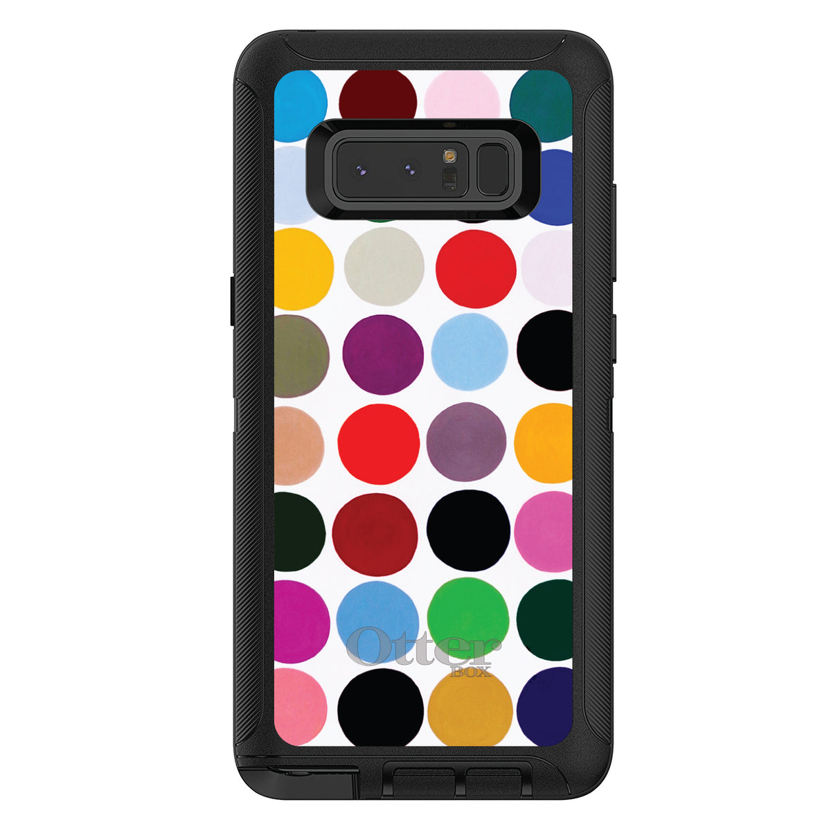 Rainbow Polka Dots OtterBox Defender Case for iPhone & Galaxy, view 17