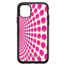 Hot Pink Polka Dots Swirl OtterBox Symmetry Case for iPhone & Galaxy