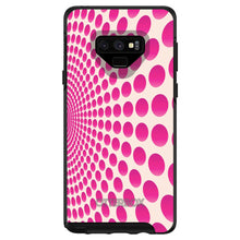 Hot Pink Polka Dots Swirl OtterBox Symmetry Case for iPhone & Galaxy