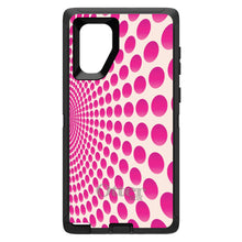 DistinctInk™ OtterBox Defender Series Case for Apple iPhone / Samsung Galaxy / Google Pixel - Hot Pink Polka Dots Swirl