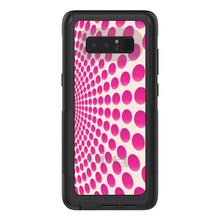 DistinctInk™ OtterBox Commuter Series Case for Apple iPhone or Samsung Galaxy - Hot Pink Polka Dots Swirl