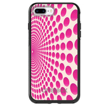 Hot Pink Polka Dots Swirl OtterBox Symmetry Case for iPhone & Galaxy