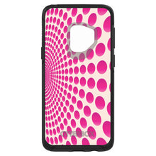 Hot Pink Polka Dots Swirl OtterBox Symmetry Case for iPhone & Galaxy