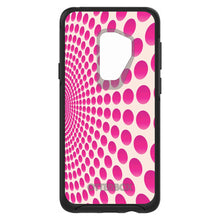 Hot Pink Polka Dots Swirl OtterBox Symmetry Case for iPhone & Galaxy
