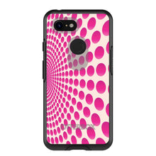 Hot Pink Polka Dots Swirl OtterBox Symmetry Case for iPhone & Galaxy