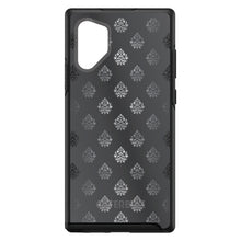 DistinctInk™ OtterBox Symmetry Series Case for Apple iPhone / Samsung Galaxy / Google Pixel - Silver Grey Black White Damask