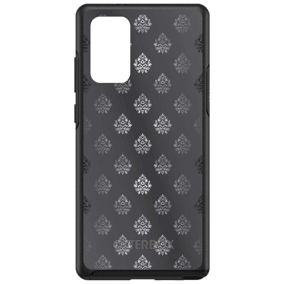 Silver Grey Black White Damask OtterBox Symmetry Case for iPhone & Galaxy, view 10