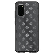 DistinctInk™ OtterBox Symmetry Series Case for Apple iPhone / Samsung Galaxy / Google Pixel - Silver Grey Black White Damask