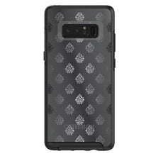DistinctInk™ OtterBox Symmetry Series Case for Apple iPhone / Samsung Galaxy / Google Pixel - Silver Grey Black White Damask