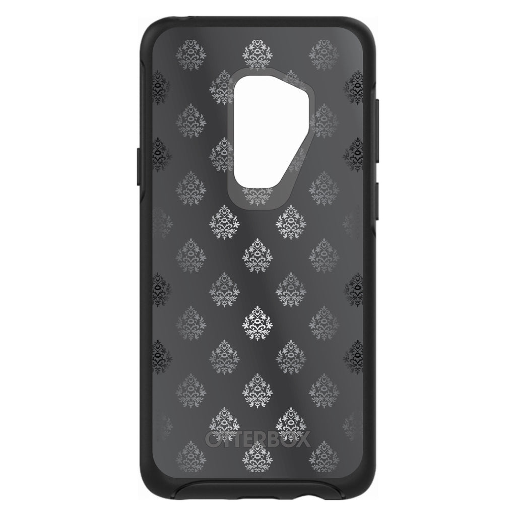 Silver Grey Black White Damask OtterBox Symmetry Case for iPhone & Galaxy, view 9