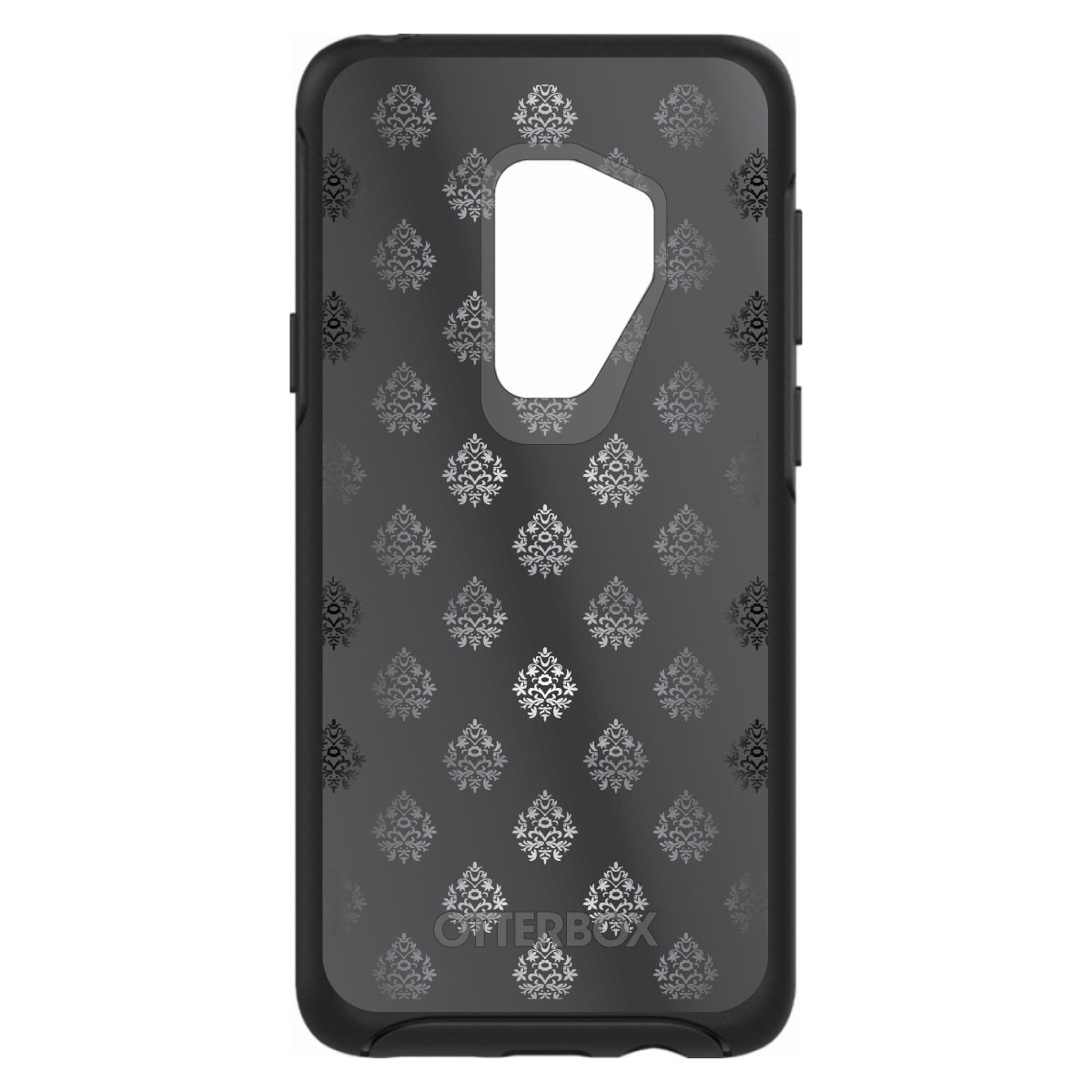 Silver Grey Black White Damask OtterBox Symmetry Case for iPhone & Galaxy, view 9