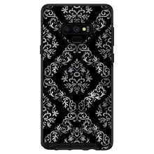 DistinctInk™ OtterBox Symmetry Series Case for Apple iPhone / Samsung Galaxy / Google Pixel - Black White Silver Grey Damask