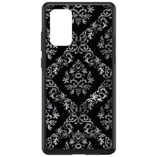 DistinctInk™ OtterBox Symmetry Series Case for Apple iPhone / Samsung Galaxy / Google Pixel - Black White Silver Grey Damask