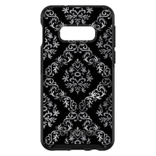 DistinctInk™ OtterBox Symmetry Series Case for Apple iPhone / Samsung Galaxy / Google Pixel - Black White Silver Grey Damask