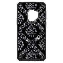 DistinctInk™ OtterBox Symmetry Series Case for Apple iPhone / Samsung Galaxy / Google Pixel - Black White Silver Grey Damask