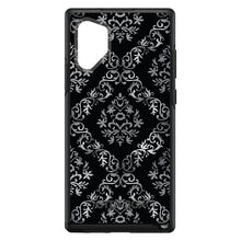 DistinctInk™ OtterBox Symmetry Series Case for Apple iPhone / Samsung Galaxy / Google Pixel - Black White Silver Grey Damask