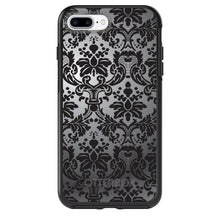 DistinctInk™ OtterBox Symmetry Series Case for Apple iPhone / Samsung Galaxy / Google Pixel - Silver Grey Black Damask