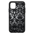 Silver Grey Black Damask OtterBox Symmetry Case for iPhone & Galaxy