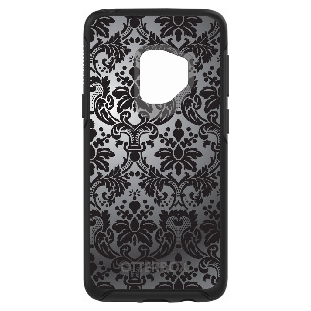 Silver Grey Black Damask OtterBox Symmetry Case for iPhone & Galaxy, view 8