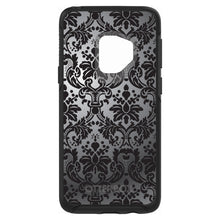 DistinctInk™ OtterBox Symmetry Series Case for Apple iPhone / Samsung Galaxy / Google Pixel - Silver Grey Black Damask