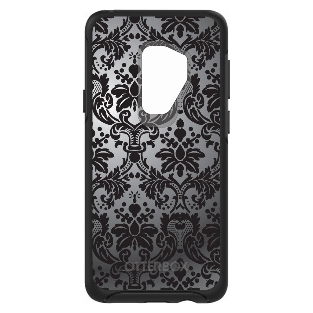 Silver Grey Black Damask OtterBox Symmetry Case for iPhone & Galaxy, view 9