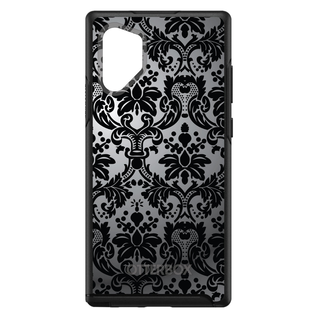 Silver Grey Black Damask OtterBox Symmetry Case for iPhone & Galaxy, view 11