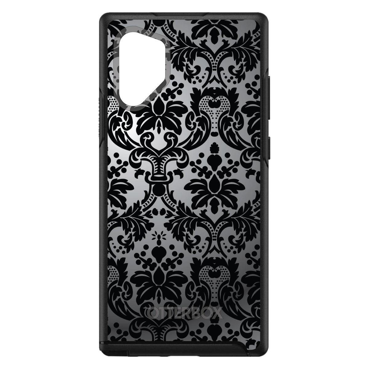 Silver Grey Black Damask OtterBox Symmetry Case for iPhone & Galaxy, view 11