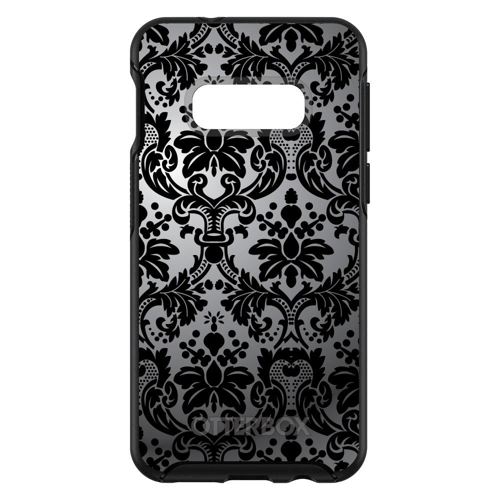 Silver Grey Black Damask OtterBox Symmetry Case for iPhone & Galaxy, view 7