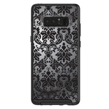 DistinctInk™ OtterBox Symmetry Series Case for Apple iPhone / Samsung Galaxy / Google Pixel - Silver Grey Black Damask