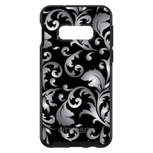 DistinctInk™ OtterBox Symmetry Series Case for Apple iPhone / Samsung Galaxy / Google Pixel - Silver Grey Black White Floral