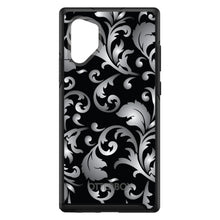 DistinctInk™ OtterBox Symmetry Series Case for Apple iPhone / Samsung Galaxy / Google Pixel - Silver Grey Black White Floral