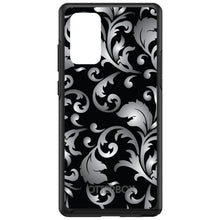 DistinctInk™ OtterBox Symmetry Series Case for Apple iPhone / Samsung Galaxy / Google Pixel - Silver Grey Black White Floral