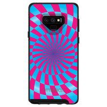 DistinctInk™ OtterBox Symmetry Series Case for Apple iPhone / Samsung Galaxy / Google Pixel - Blue Pink Swirl Geometric