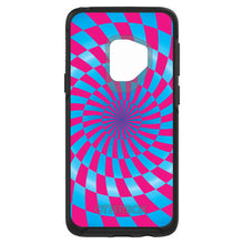 DistinctInk™ OtterBox Symmetry Series Case for Apple iPhone / Samsung Galaxy / Google Pixel - Blue Pink Swirl Geometric