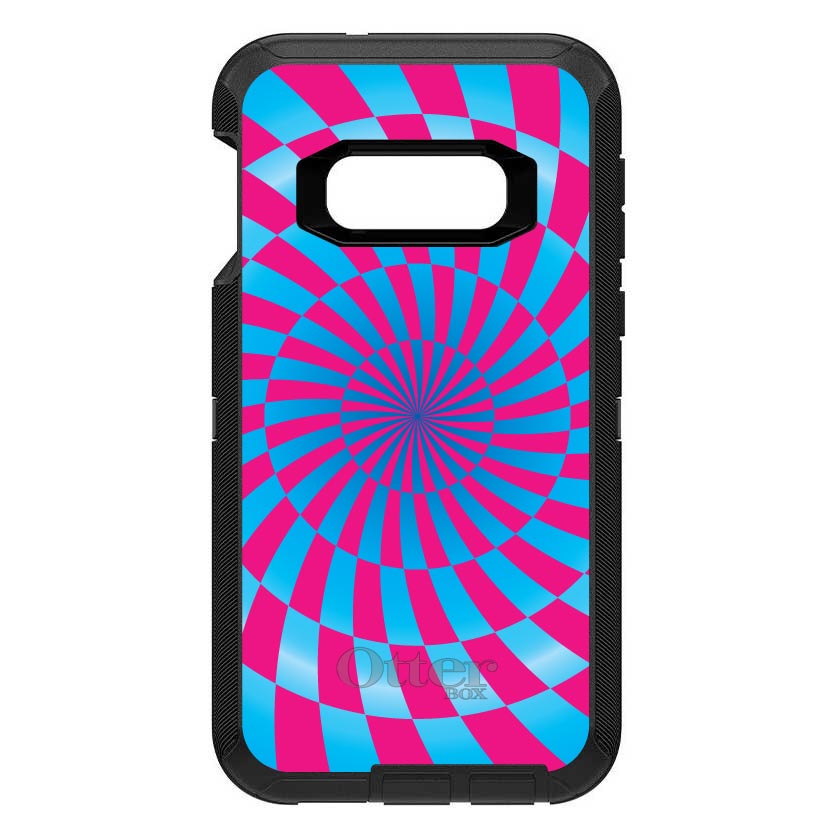 Blue Pink Swirl Geometric OtterBox Defender Case for iPhone & Galaxy, view 10