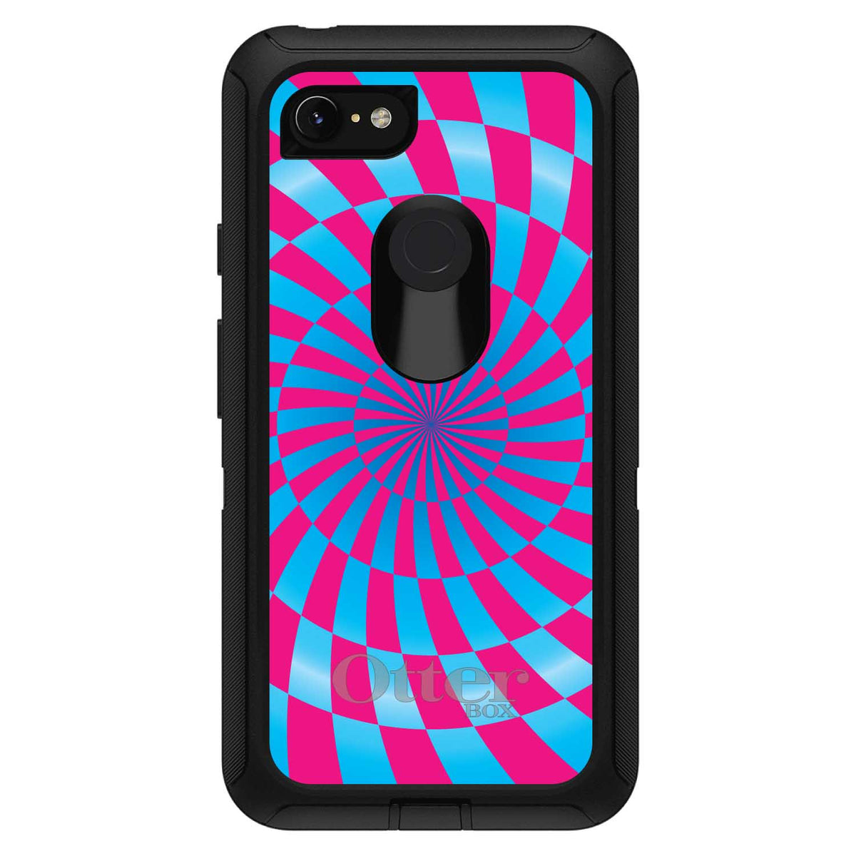 Blue Pink Swirl Geometric OtterBox Defender Case for iPhone & Galaxy, view 18
