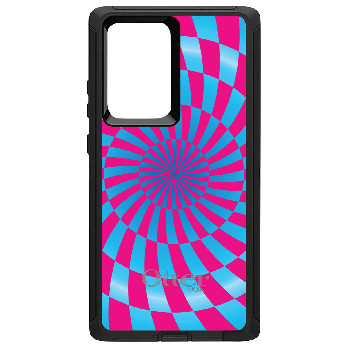 Blue Pink Swirl Geometric OtterBox Defender Case for iPhone & Galaxy, view 13