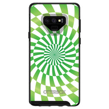 DistinctInk™ OtterBox Symmetry Series Case for Apple iPhone / Samsung Galaxy / Google Pixel - Green White Swirl Geometric